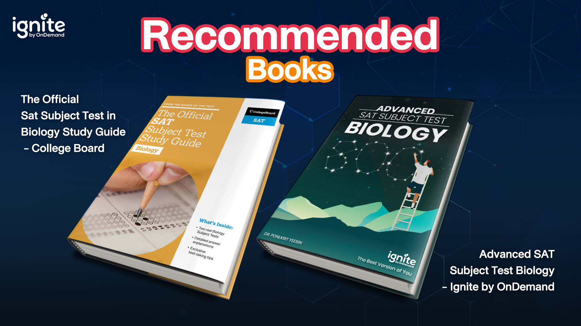 Reccommended - หนังสือ SAT Biology - Bigcover3