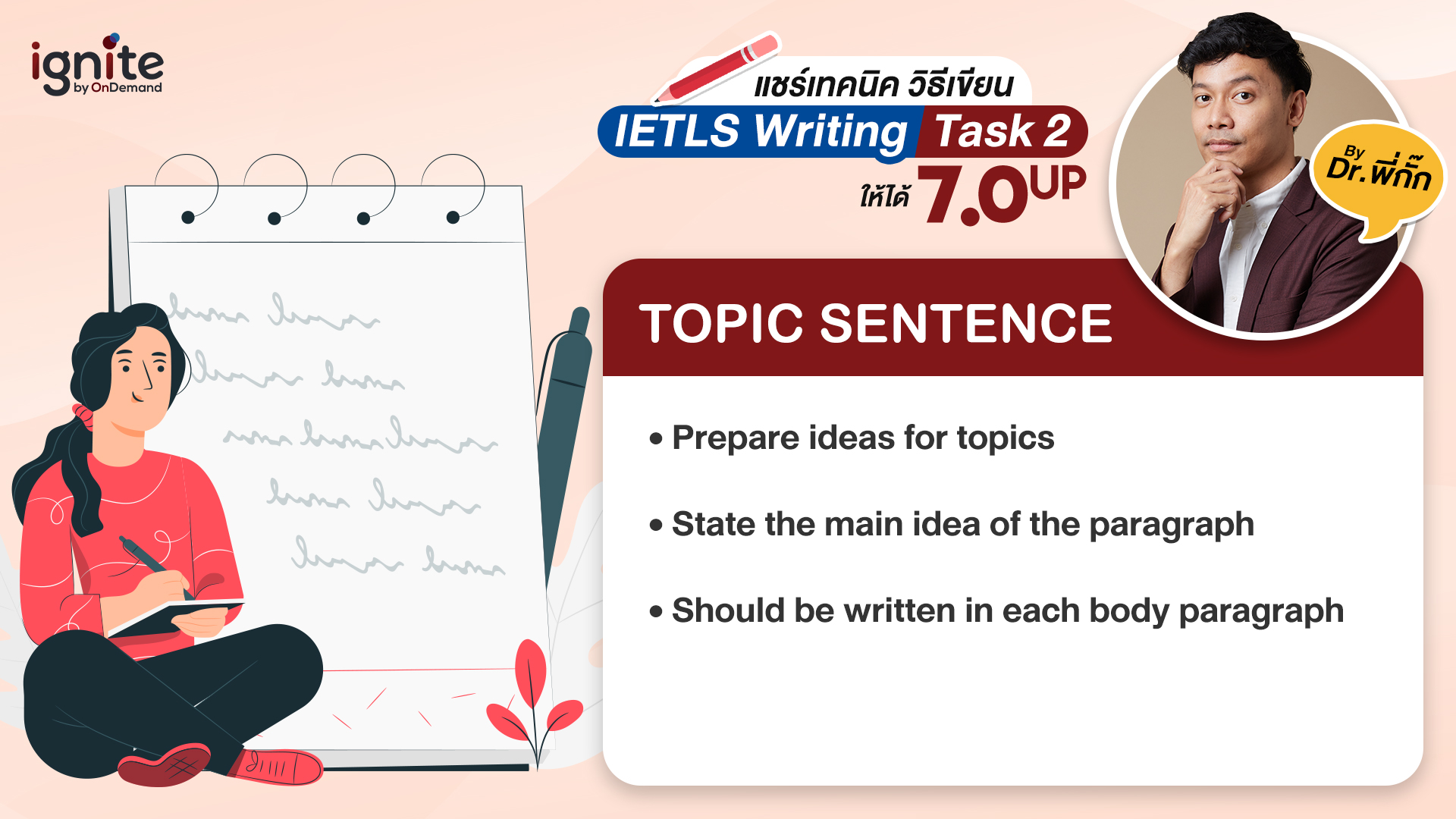 Topic Sentence - IETLS Writing Task 2 - Bigcover3