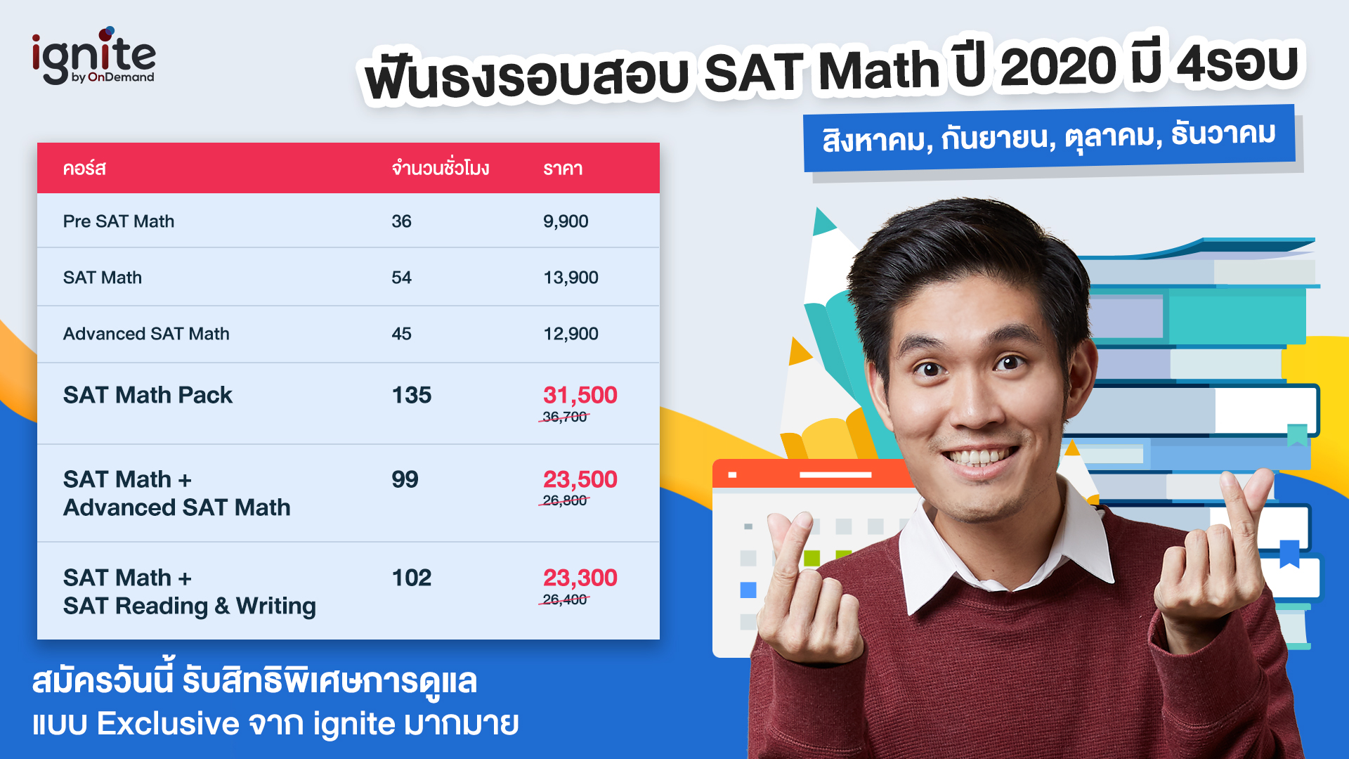 รอบสอบ - SAT - คอร์สเรียน - SAT Math - Bigcover6