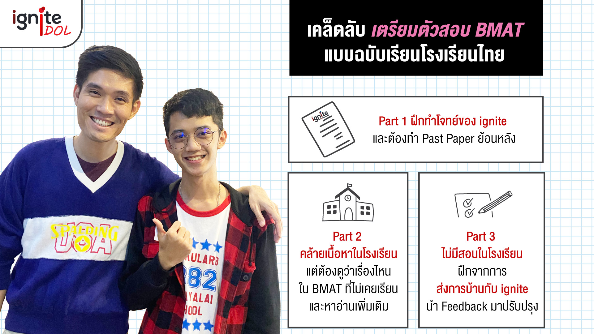 เคล็ดลับ เตรียมตัวสอบ BMAT - ฉบับเด็กโรงเรียนไทย - Bigcover3