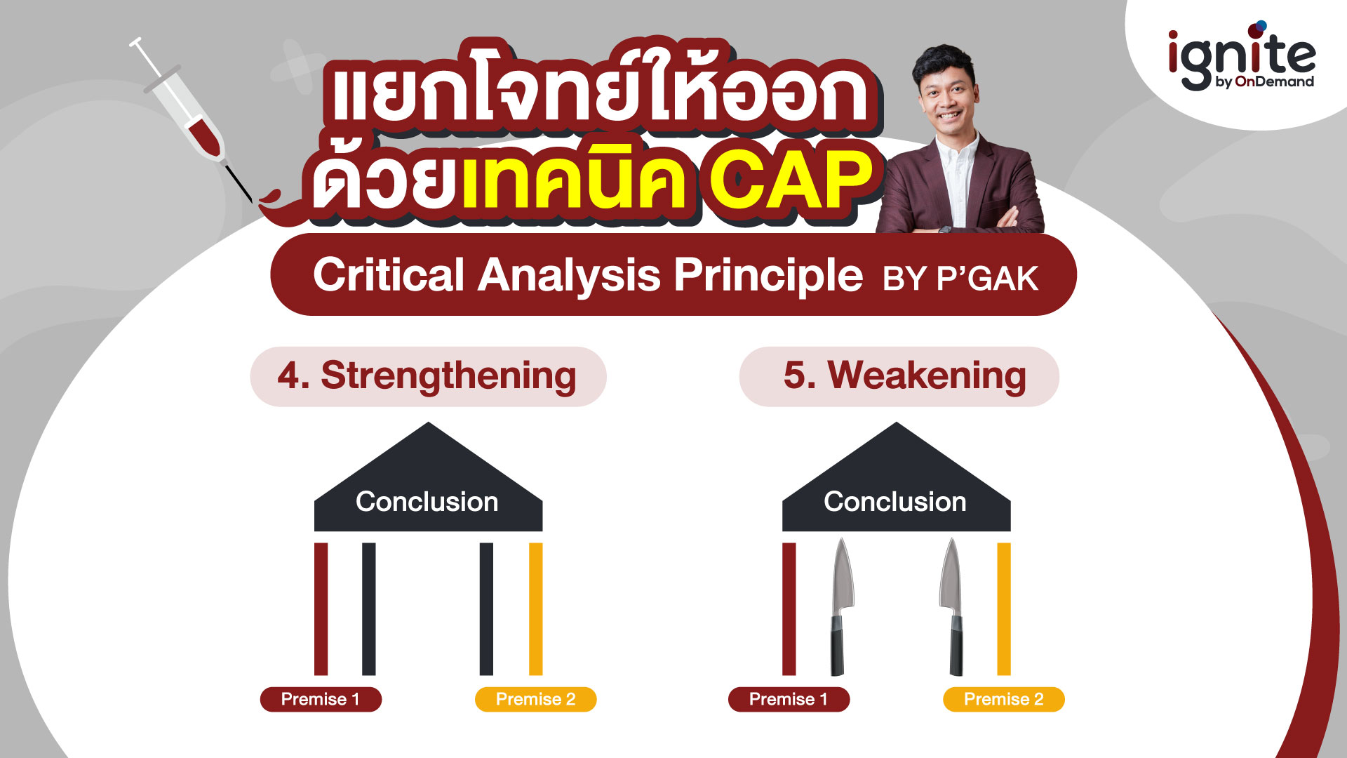 เทคนิค CAP - BMAT Critical Analysis Principle โดยพี่กั๊ก - Bigcover5