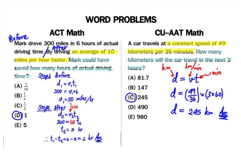 เปรียบเทียบความแตกต่างระหว่างข้อสอบ CU-AAT Math VS ACT Math - Ignite by ...