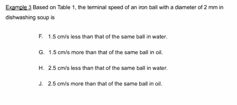 ACT Science - solution - 4