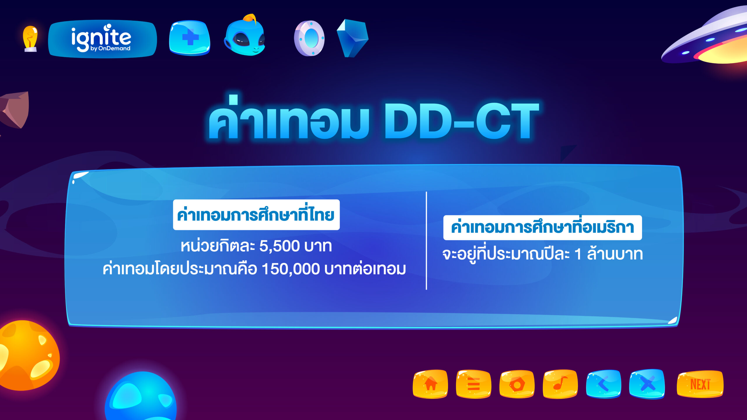 ค่าเทอม DD-CT KMUTT - ignite by ondemand - banner