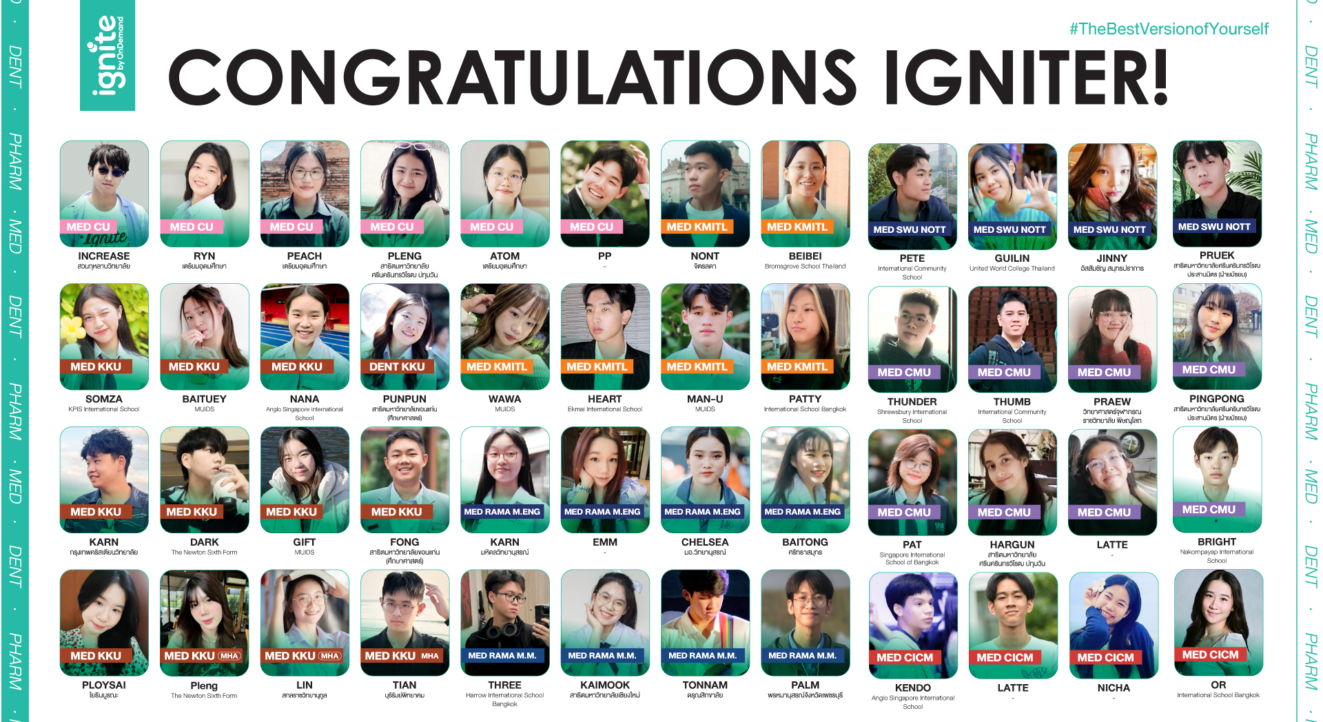 ignite by ondemand Congratulation